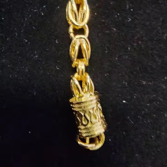 New! 18K gold color plated adjustable unique Chain Bracelet - Picture 3 of 6